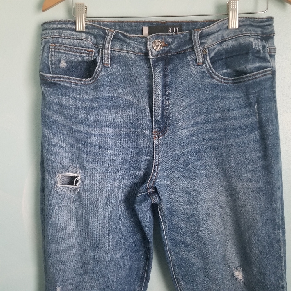 Classic High-Rise Straight Leg Women’s Jeans - Light Blue - Picture 2 of 10